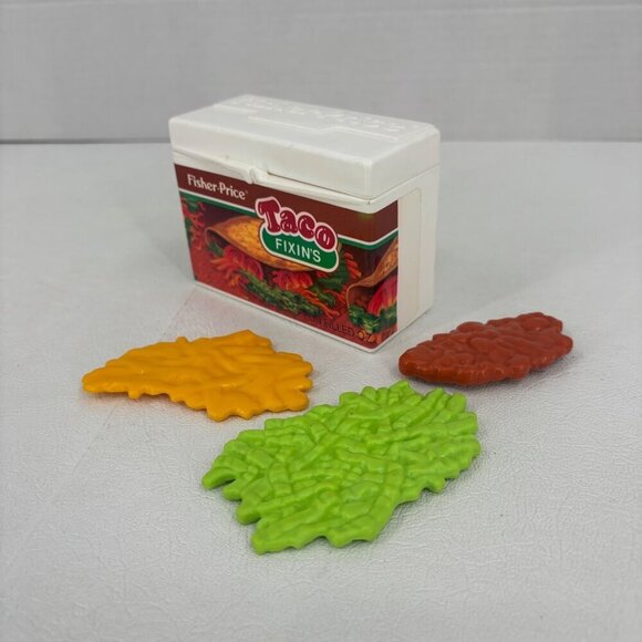 Fisher Price Taco Fixin's Fun With Food 1988 Vintage Pretend Play Replacements - Picture 5 of 11